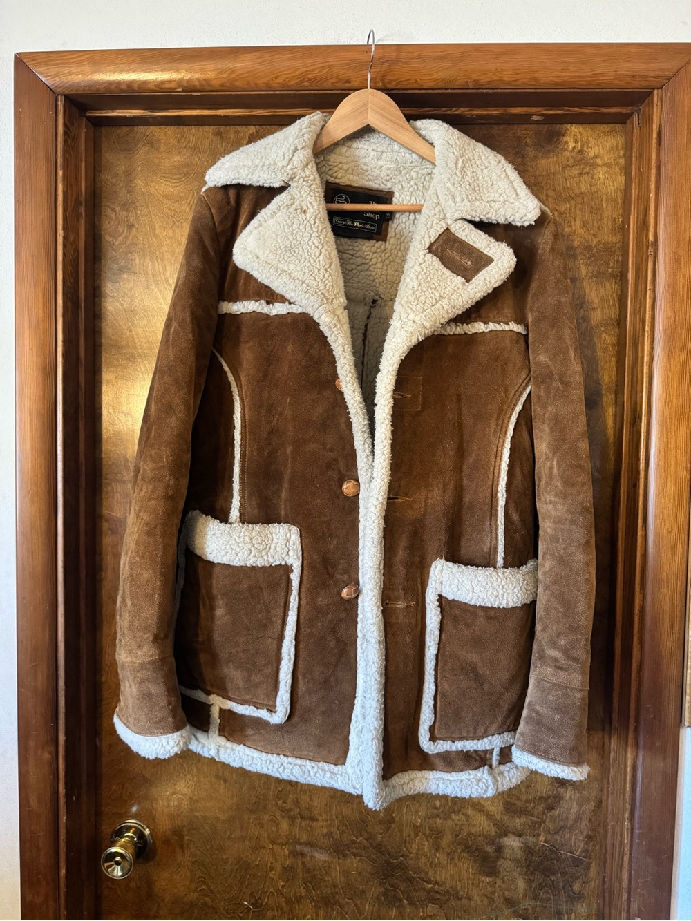 Classic Brown Sherpa-Lined Men's Jacket The leather shop